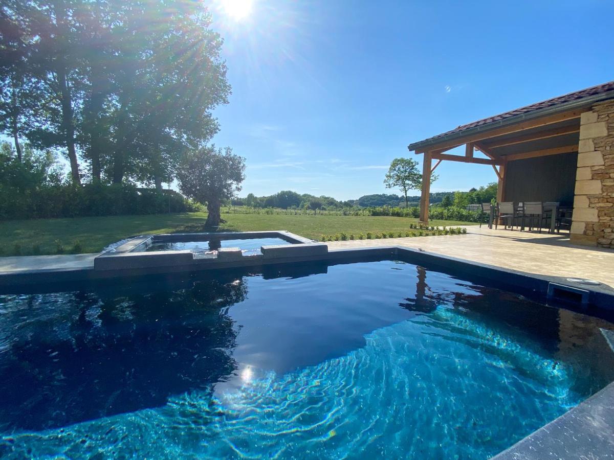Villa Moderne , Neuve Piscine Jacuzzi . Sarlat-la-Canéda Exteriér fotografie